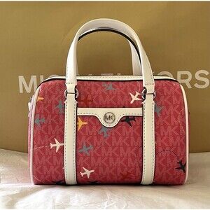 New Michael Kors Travel Small Duffle Crossbody Dragon Fruit Multi